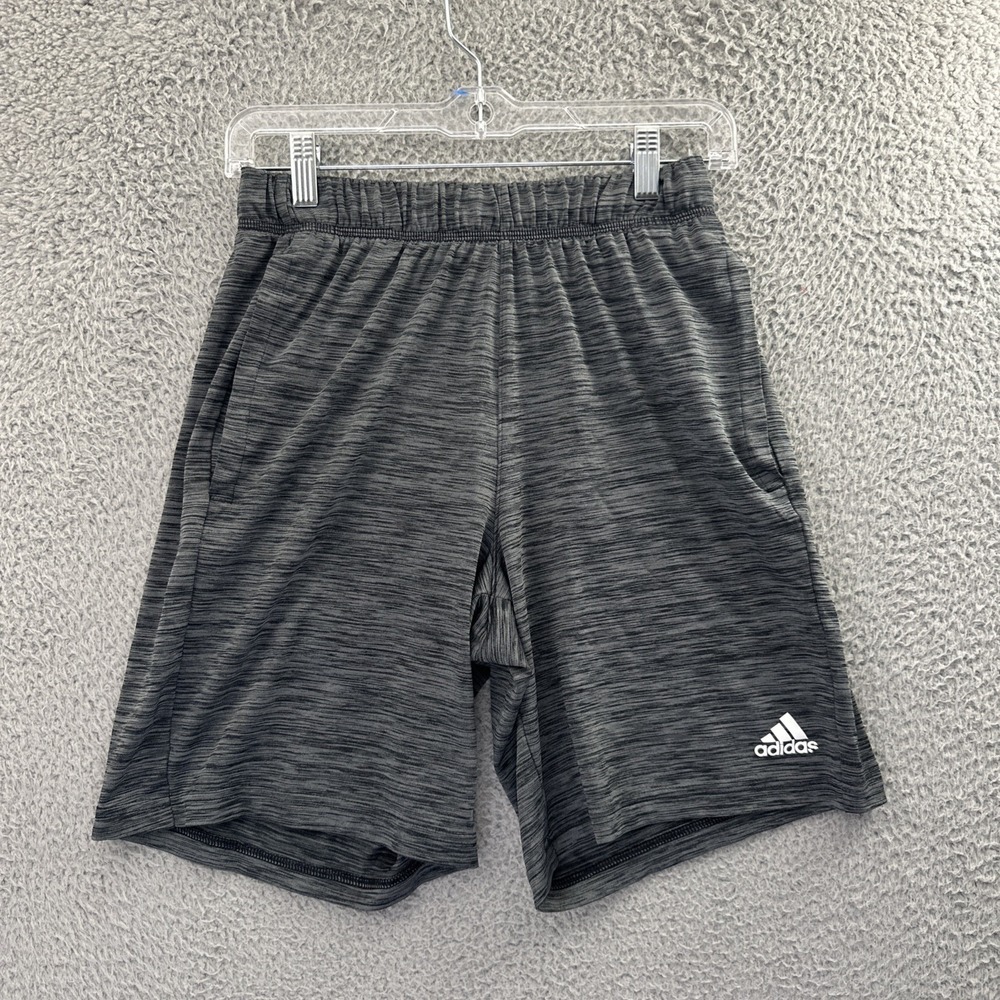 Adidas Aeroready Training Shorts 8" Gray Athletic Athleisure Unlined Men's Small
